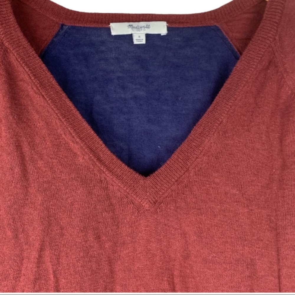 Madewell linen two toned lightweight soft sweater - Picture 6 of 10